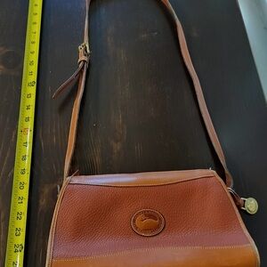 Dooney & Bourke Brown Leather Shoulder Bag